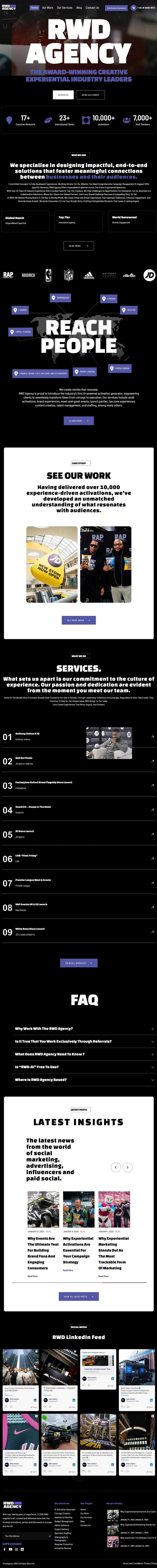 RWD Agency — homepage